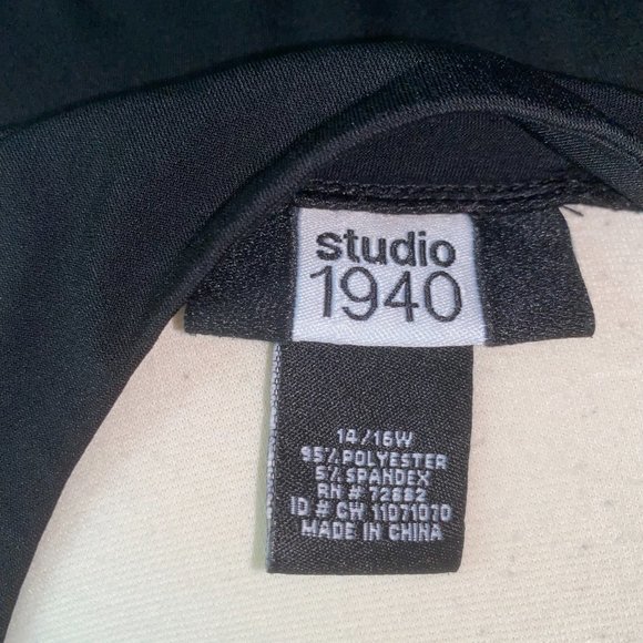 - Studio 1940 tank top silky 12 - 16W EUC - Picture 4 of 4